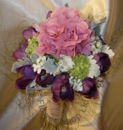 CODE 71998 - Wedding Bouquet of Hydrangea and Tulip